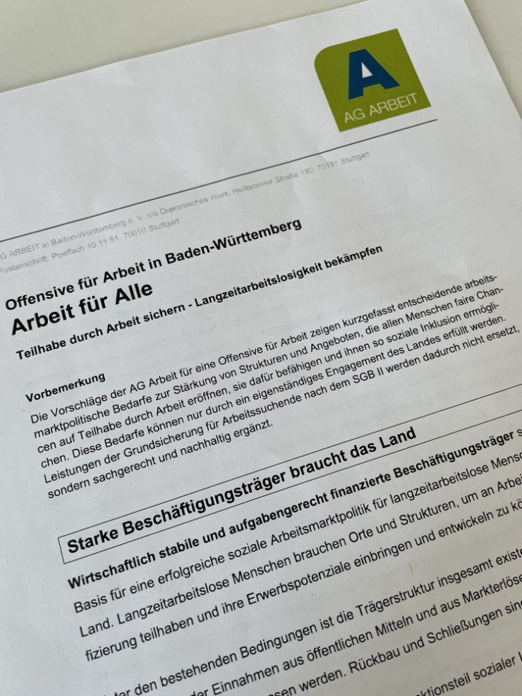 Die AG Arbeit in der Enquetekommission des Landtags von Baden Württemberg